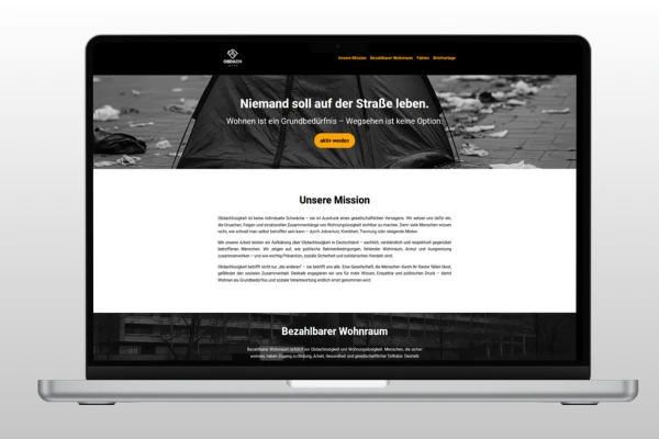 Obdach jetzt!